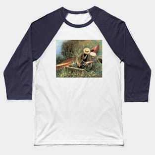 Paul Helleu Sketching with His Wife by John Singer Sargent Baseball T-Shirt